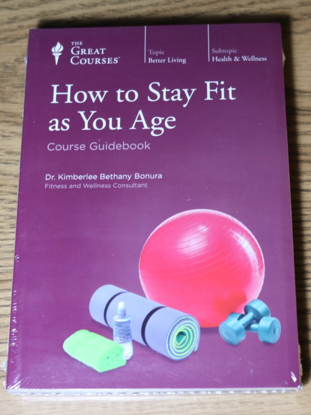 Great Courses: How to Stay Fit as You Age DVD Set with Book Health Wellness